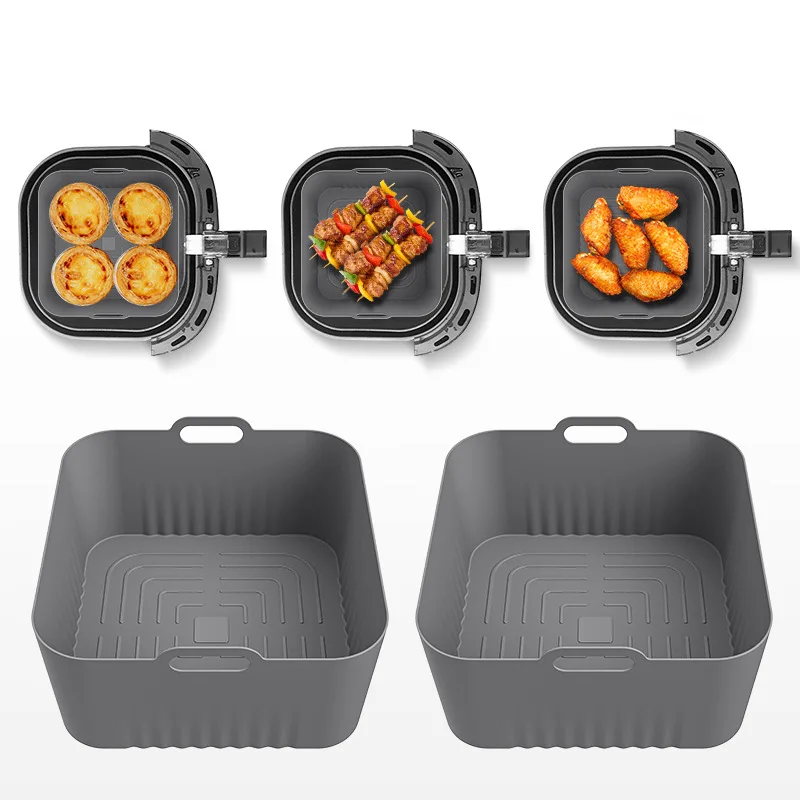 Air Fryer 5L Digital - 17 cm silikonowa forma do frytownicy