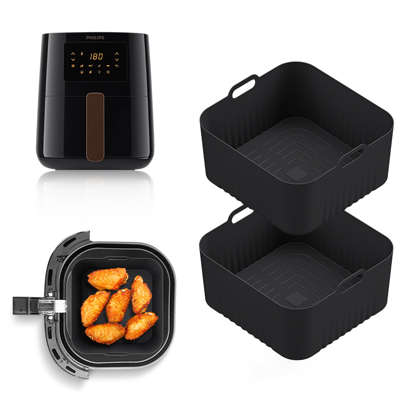 Air Fryer 5L Digital - 17cm silikonowa forma do frytownicy powietrznej