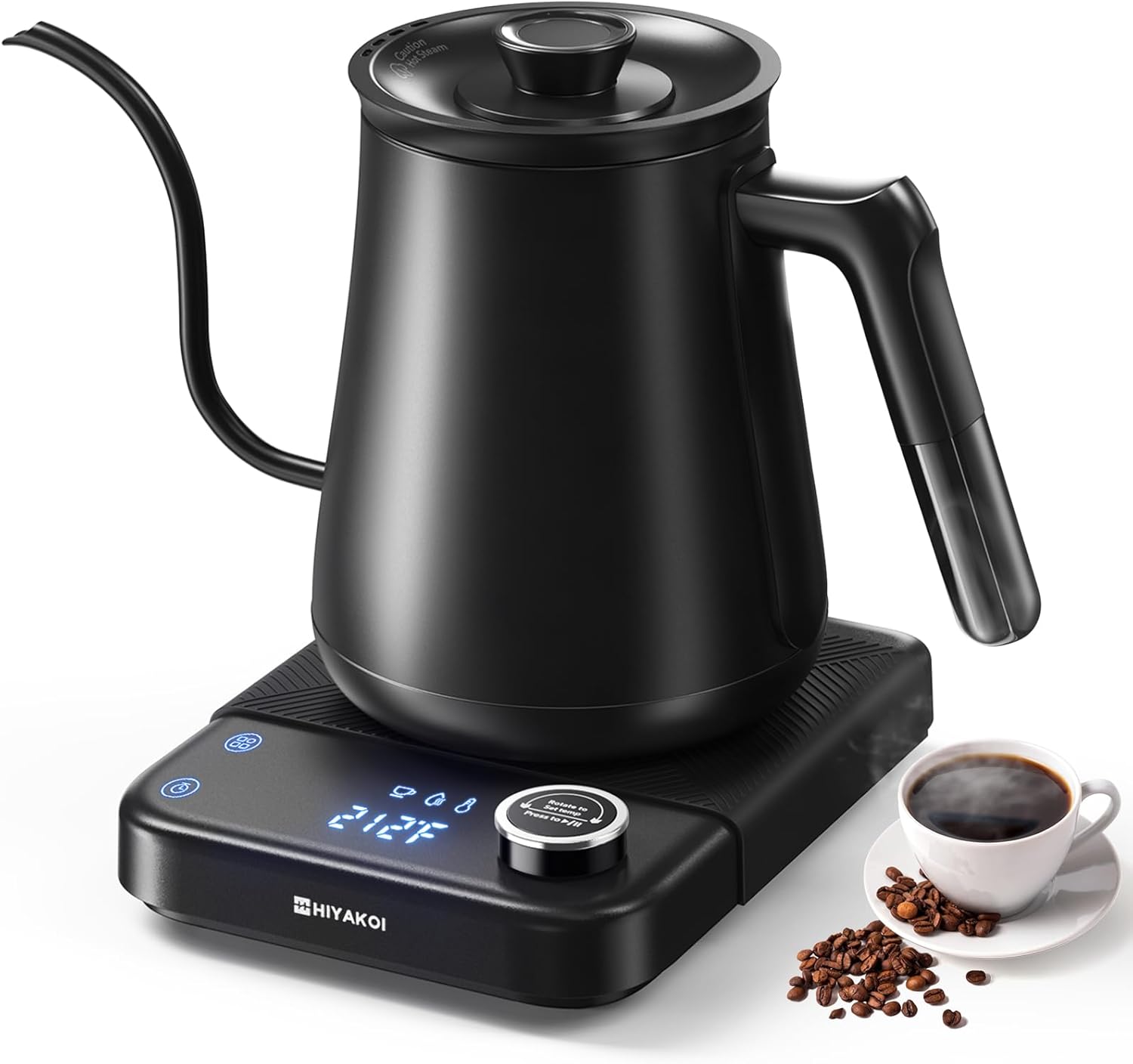 Electric Kettle Gooseneck - Czajnik elektryczny z wężowym wężem grzewczym