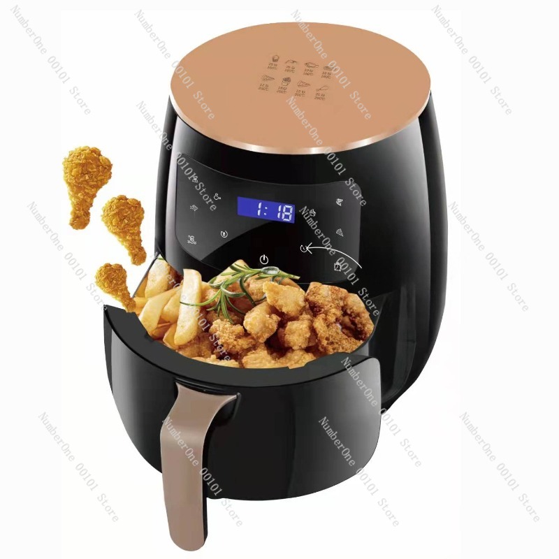 Kitchen Appliances Electric - Frytkownica beztłuszczowa 6L o dużej pojemności,