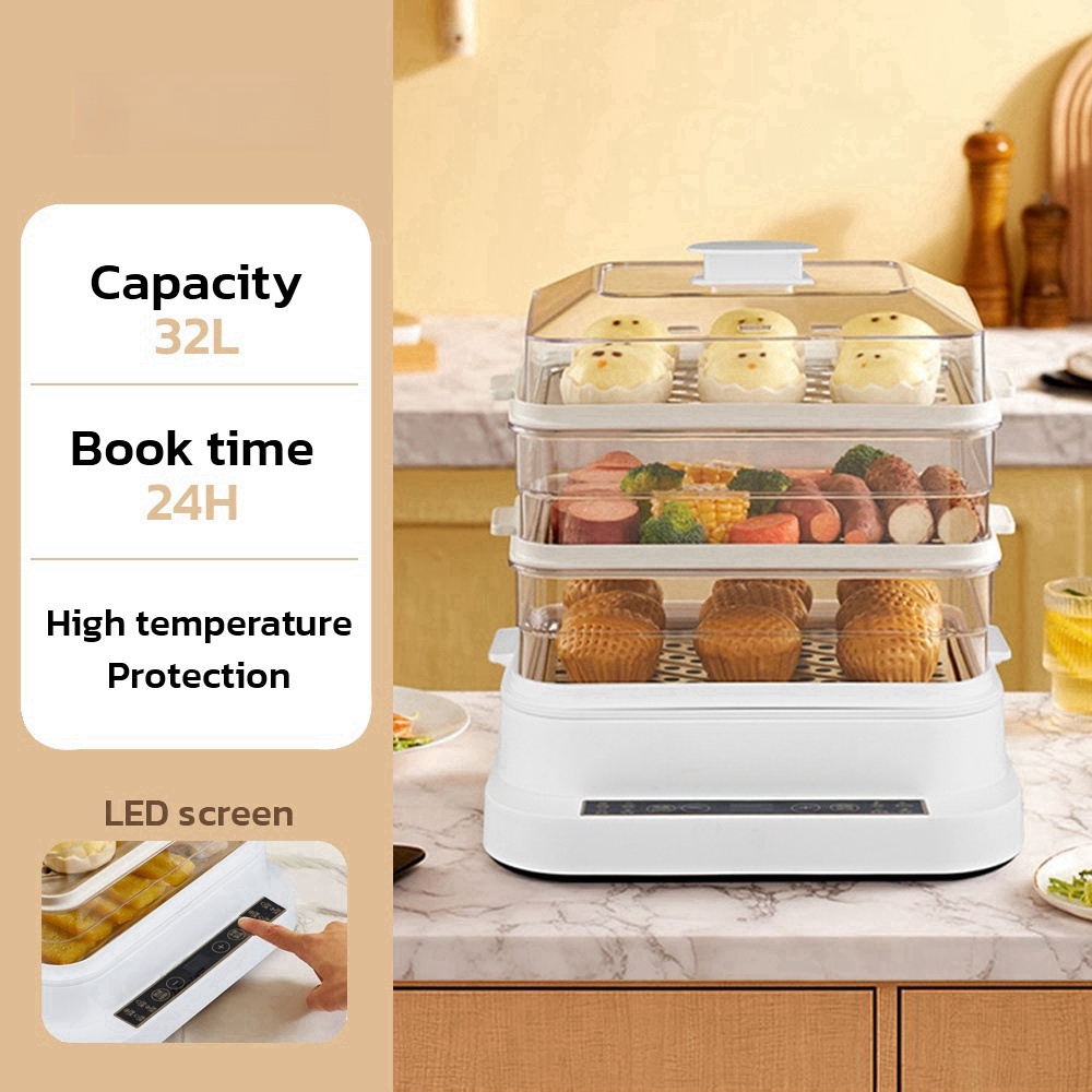 Inteligentny parowar elektrycz – Kitchen Appliances Electric recenzja i cena