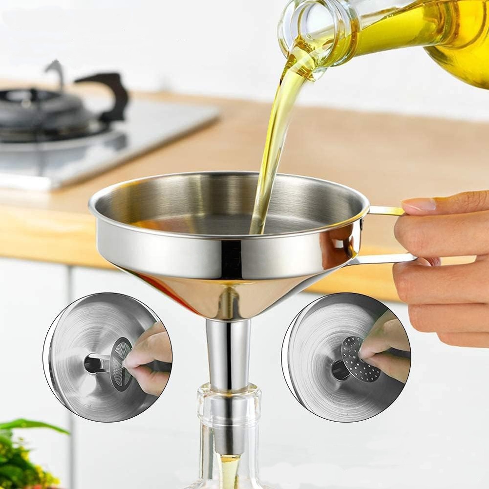 1 szt. Stalowy lejek do oleju  – Kitchen Appliances Brand recenzja i cena