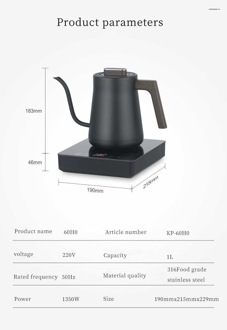 Czajnik elektryczny z szyjką k – Electric Kettle Gooseneck recenzja i cena