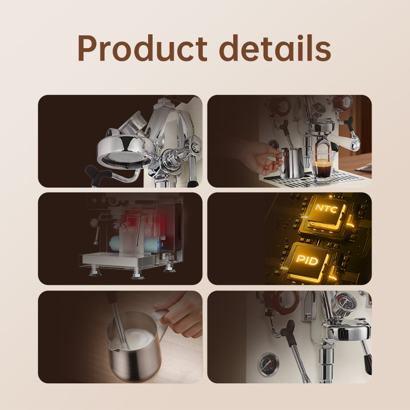 Ekspres do kawy MDK White 58mm – Espresso Machine Semi Auto recenzja i cena