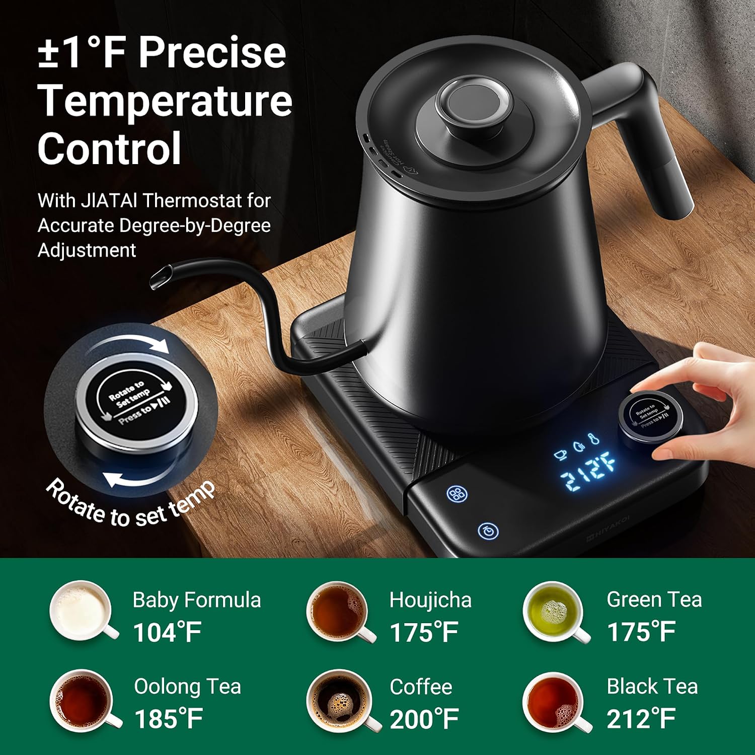 Czajnik elektryczny z wężowym  – Electric Kettle Gooseneck recenzja i cena