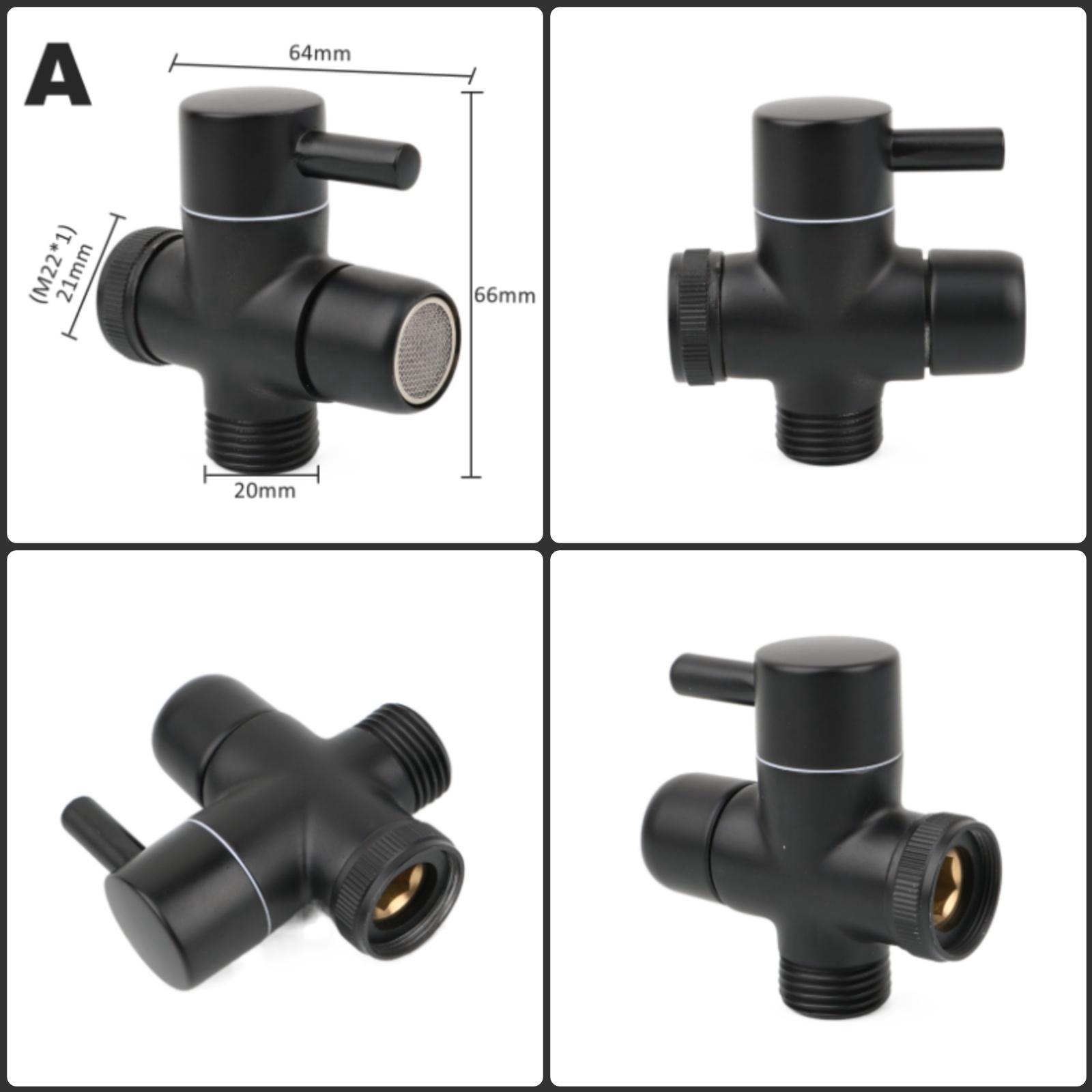 Czarny mosiężny adapter ramien – Kitchen Appliances Offers recenzja i cena
