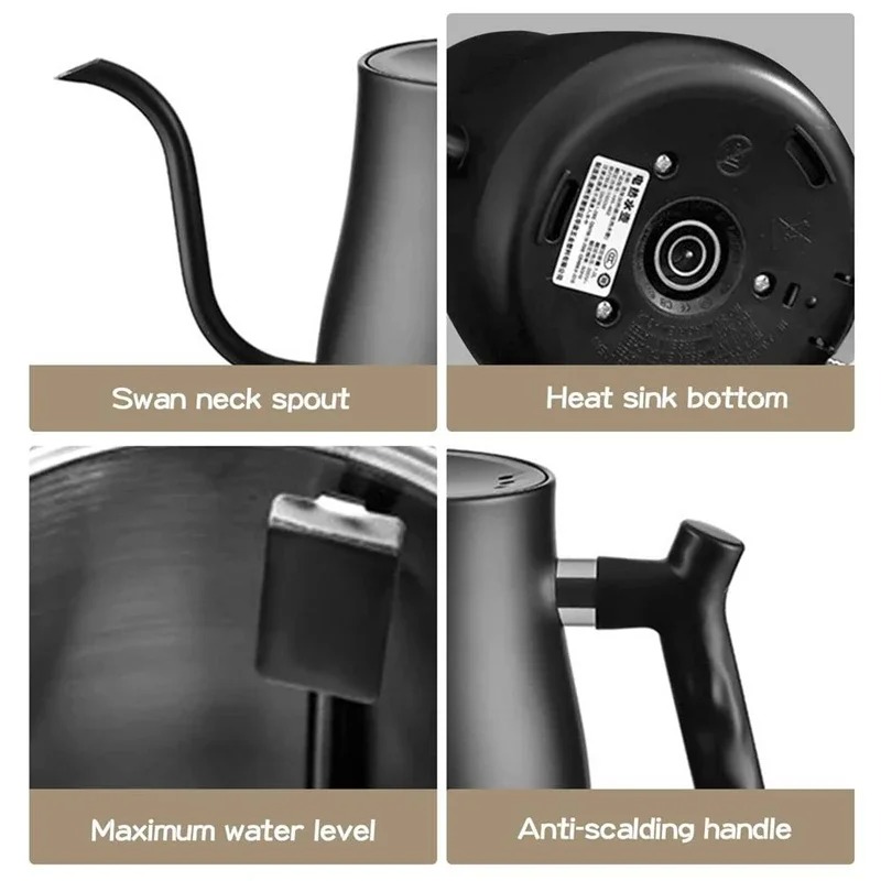 Czajnik elektryczny 1000W z in – Electric Kettle Gooseneck recenzja i cena
