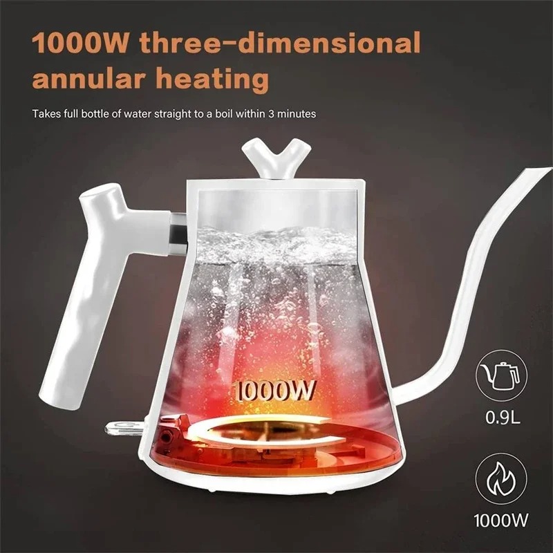 Czajnik elektryczny 1000W z in – Electric Kettle Gooseneck recenzja i cena